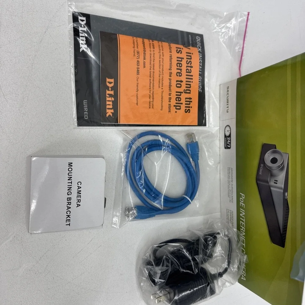 D-Link DCS-1110 10 Fast Ethernet PoE Internet Security Camera ~ Sealed